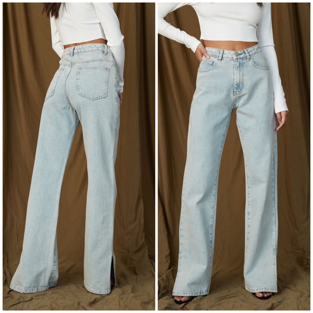 12th Tribe Bay Area Split Denim Jeans Size Small